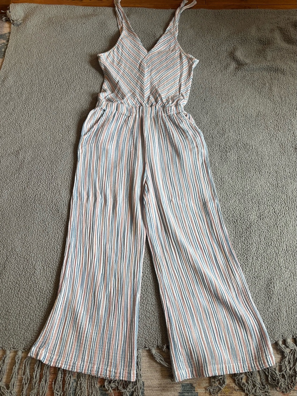 Super Cute & Comfy 4Our Dreamers Cover-Up/Jumpsuit (White & Multi-Colored)